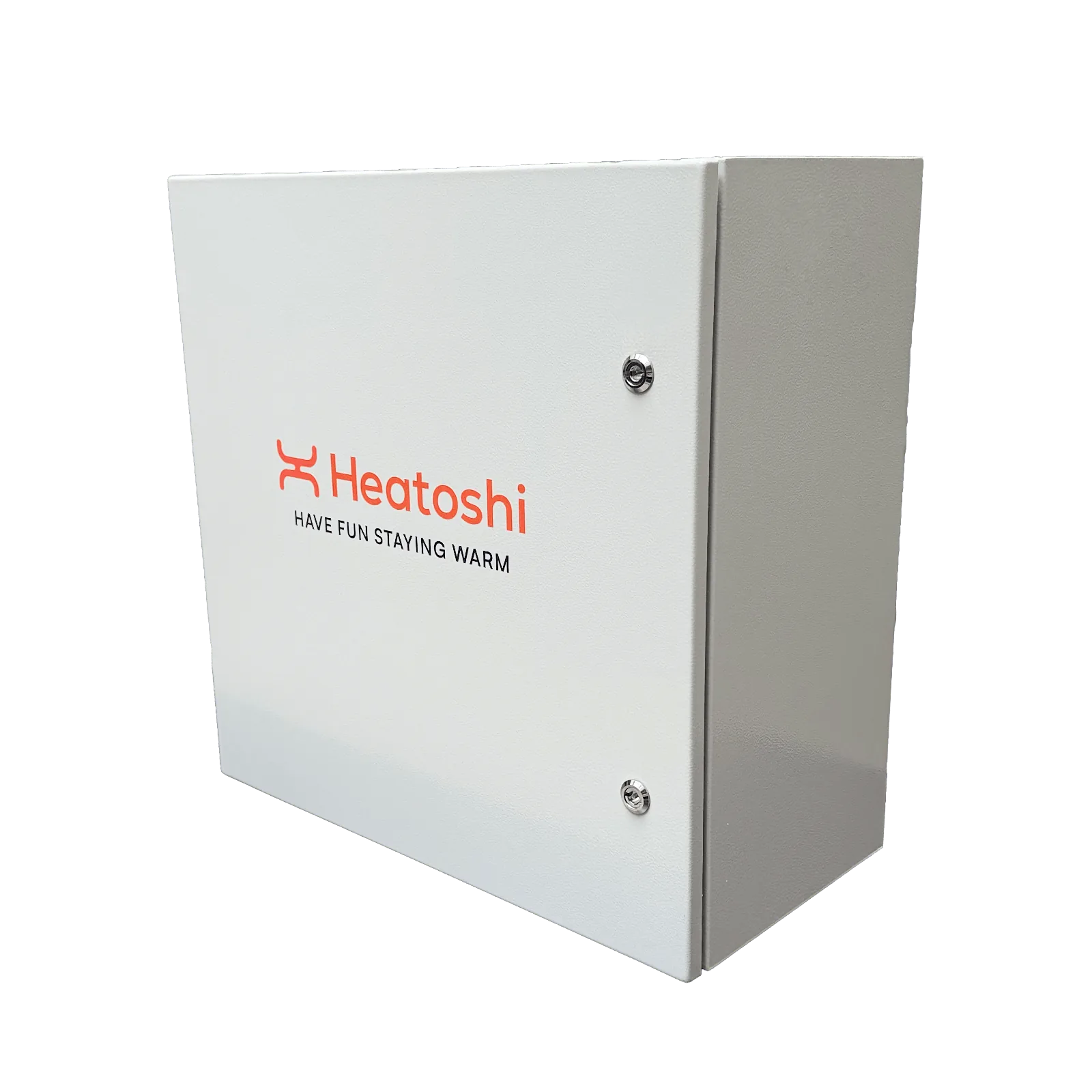 Heatoshi unit angled to show its right side